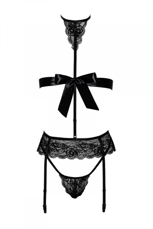Ensemble Bondage Black Set 4 pièces Kiss 244 - Kissable – Image 4
