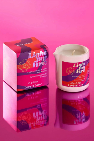 Bougie de massage Fleur de lotus - Love to Love – Image 2