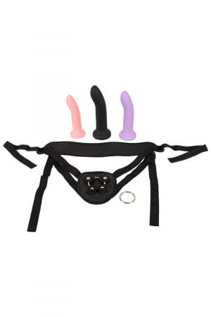 Gode ceinture avec 3 dildos inclus - You2Toys – Image 4