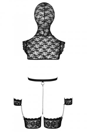 Ensemble de lingerie bondage en dentelle - bad kitty – Image 4