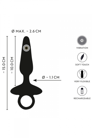 Plug vibrant flexible avec Design lisse - Anos – Image 4