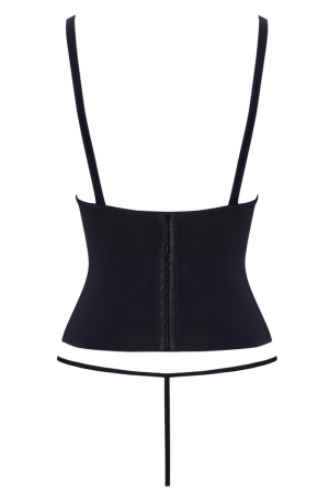 Ensemble corset seins nus noir - Cottelli PARTY – Image 4
