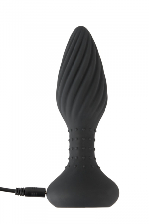 Plug anal vibrant et rotatif télécommandé - Anos – Image 4