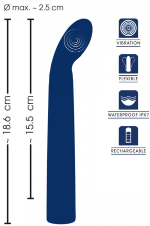 Vibro point G flexible 18,6 x 2,5 cm - Sweet Smile – Image 4