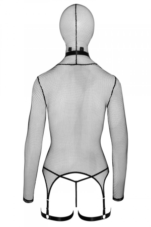 Ensemble lingerie résille et accessoires BDSM - Bad Kitty – Image 4