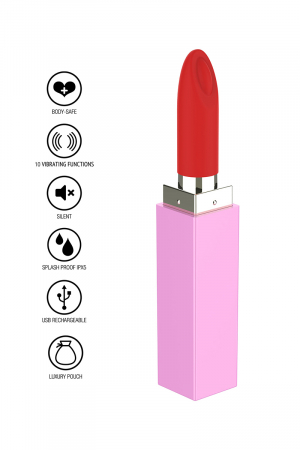 Mini vibro rouge à lèvres Sealed With A Kiss - Xocoon – Image 4