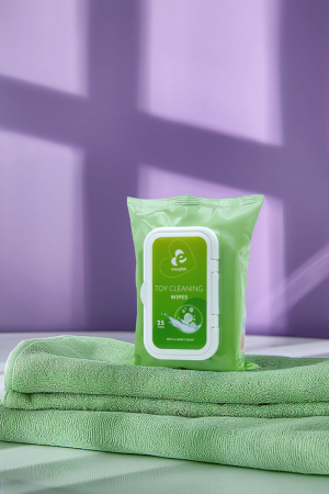 25 lingettes Lingettes nettoyantes pour sextoys - EasyGlide – Image 2