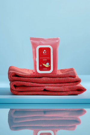 25 lingettes hydratantes avec lubrifiant et huiles - EasyGlide – Image 2