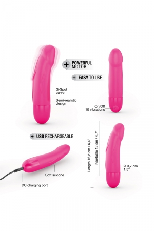Vibro rechargeable Real Vibration rose S 2.0 - Dorcel – Image 4