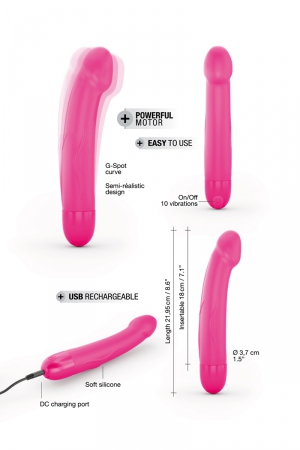 Vibro rechargeable Real Vibration rose M 2.0 - Dorcel – Image 4