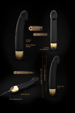 Vibro rechargeable Real Vibration gold M 2.0 - Dorcel – Image 4