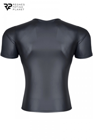 T-shirt wetlook noir - Regnes – Image 4