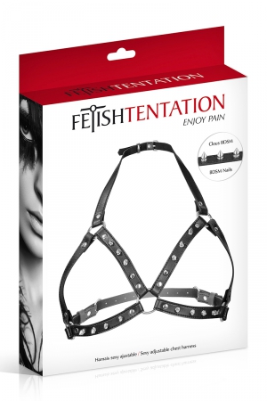 Harnais poitrine à pointes - Fetish Tentation – Image 2