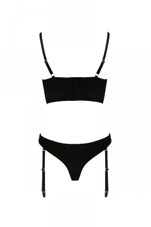 Ensemble culotte à jarretelles et bustier Lara - Casmir – Image 2