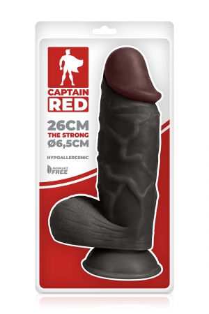 Gode XXL The Strong Black 26 x 6,5 cm - Captain Red – Image 2