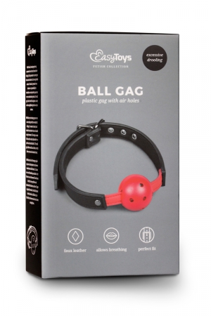 Gagged Ball avec balle rouge - EasyToys Fetish Collection – Image 2