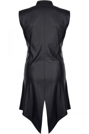 Veste longue sans manche wetlook Marco - Regnes – Image 4
