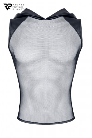 T-shirt à capuche en mesh - Regnes – Image 4