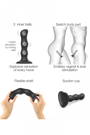 Geisha Dildo XL Noir - Strap-On-Me – Image 4