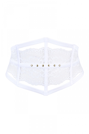 Tour de taille blanc V-9792 - Axami – Image 4