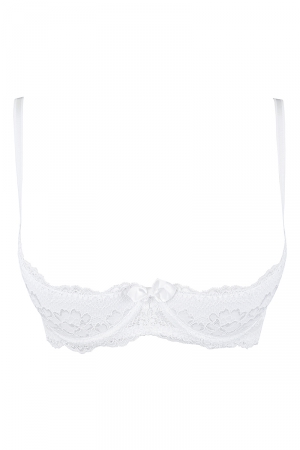 Soutien-gorge ouvert blanc V-9821 - Axami – Image 4