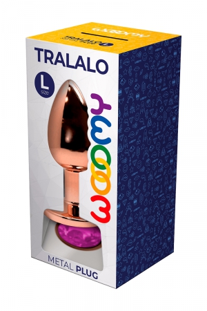Plug bijou Tralalo rose L - Wooomy – Image 2