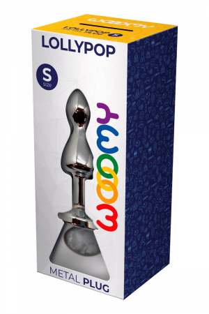 Plug bijou Lollypop transparent S - Wooomy – Image 2