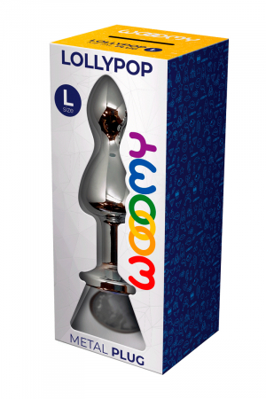 Plug bijou Lollypop transparent L - Wooomy – Image 2