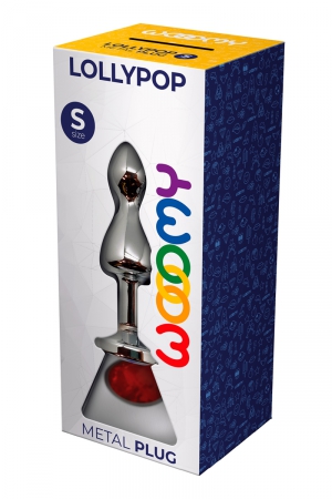 Plug bijou Lollypop rouge S - Wooomy – Image 2