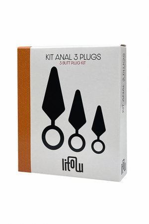 kit d'entrainement anal 3 plugs silicone - Litolu – Image 2