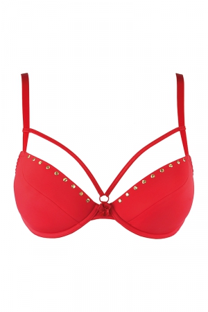 Soutien-gorge push-up rouge V-10351 - Axami – Image 4