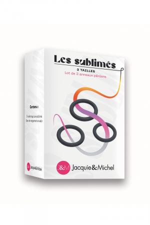 Set de 3 cockrings Les sublimés - Jacquie et Michel – Image 2