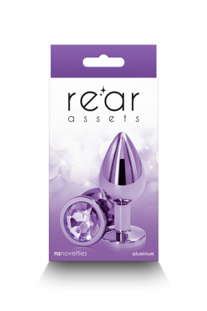 Plug bijou aluminium chromé violet M – Image 2