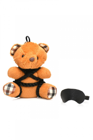 Porte-clés Teddy Bear en tenue Bondage – Image 4