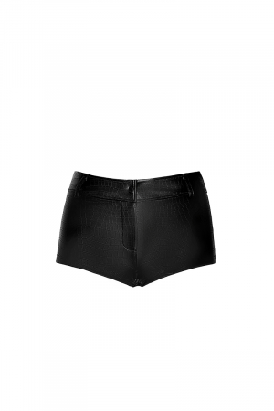 Short échancré F318 wetlook effet croco – Image 4