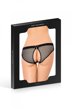 Culotte ouverte en résille noire – Image 2