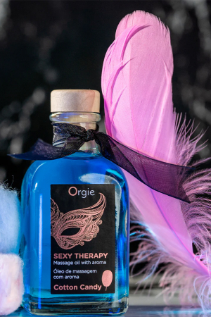 Huile de massage embrassable Sexy Therapy barbe à papa – Image 2