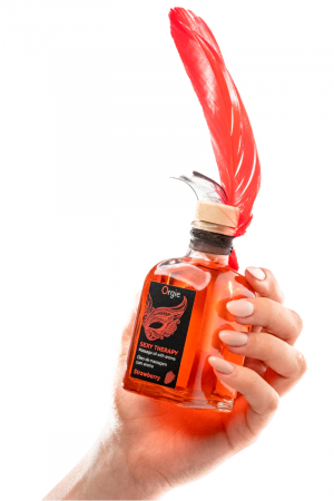Huile de massage embrassable Sexy Therapy fraise – Image 2