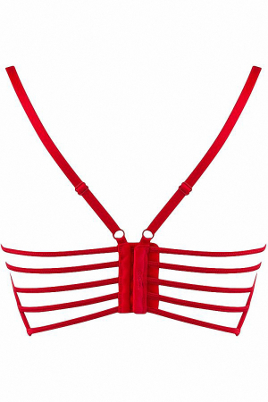 Soutien-gorge dentelle rouge V-9691 - Axami – Image 2