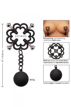 Pinces à tétons lestées - Calexotics – Image 4