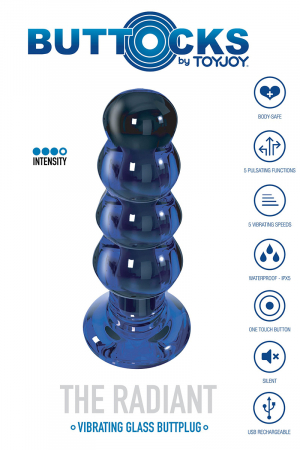 Plug vibrant en verre The Radiant – Image 4