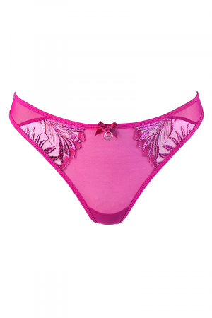 String Rose tulle et broderies V-10258 - Axami – Image 4