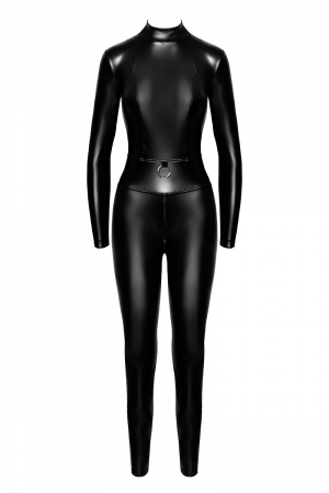 Combinaison intégrale Caged avec anneaux F319 wetlook – Image 4