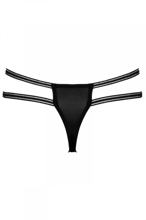 String ouvert Rio noir en dentelle - Cottelli LINGERIE – Image 2