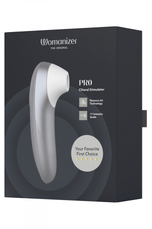 Stimulateur clitoridien Womanizer Pro argent – Image 2
