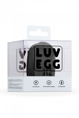 Oeuf vibrant télécommandé noir - LUV EGG – Image 2