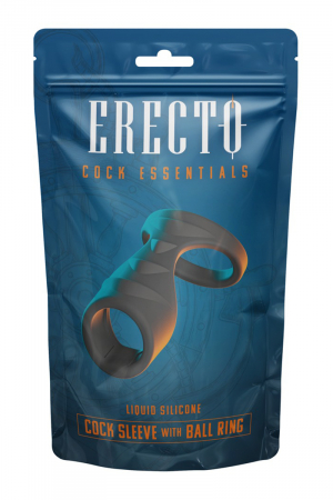 Gaine de Pénis et Ball Ring liquid silicone - Erecto – Image 2