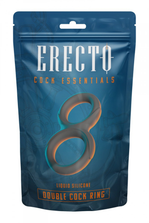 Double Cock Ring liquid silicone - Erecto – Image 2