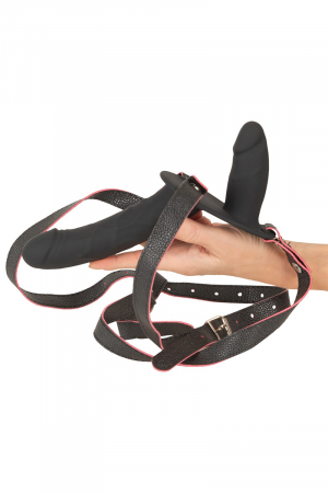 Double gode ceinture vibrant télécommandé - You2Toys – Image 2