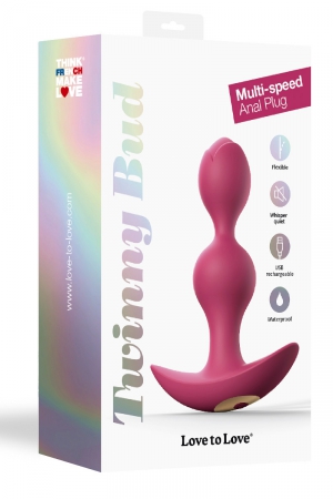 Plug anal vibrant Twinny Bud prune – Image 2